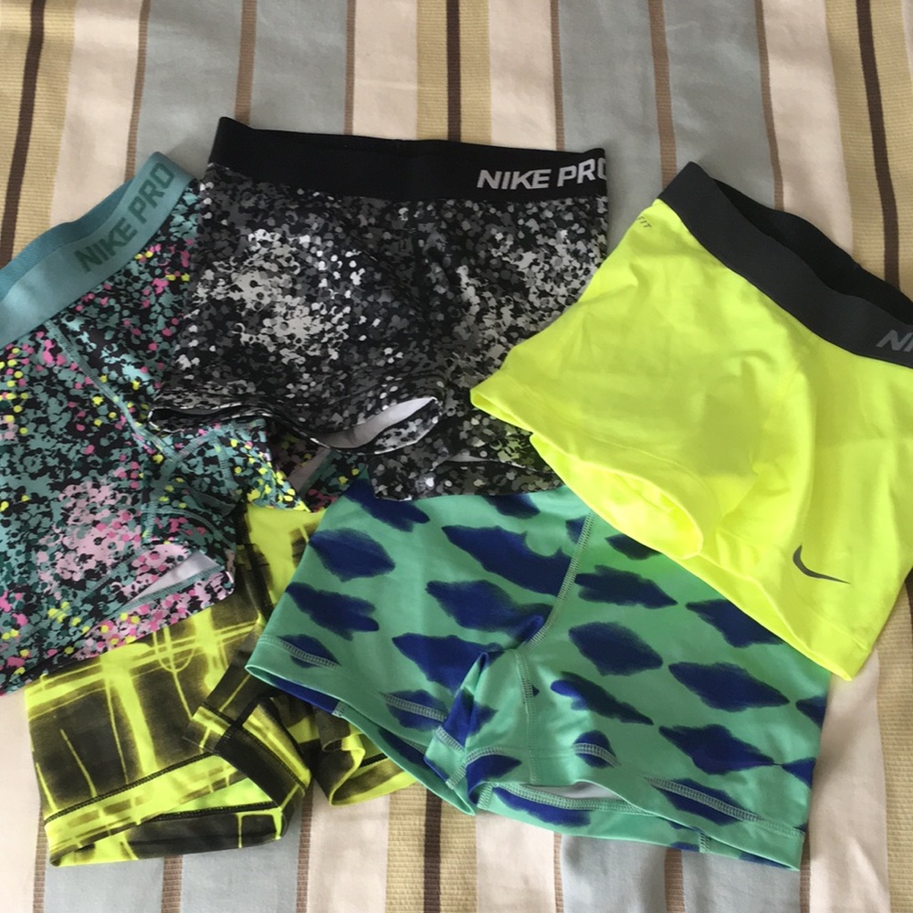 SOLD! Bundle of Nike Pro dri-fit shorts